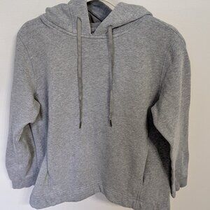 Lululemon Hoodie Womens 8 Fleece Please Full Zip Stretch Gray Athleisure